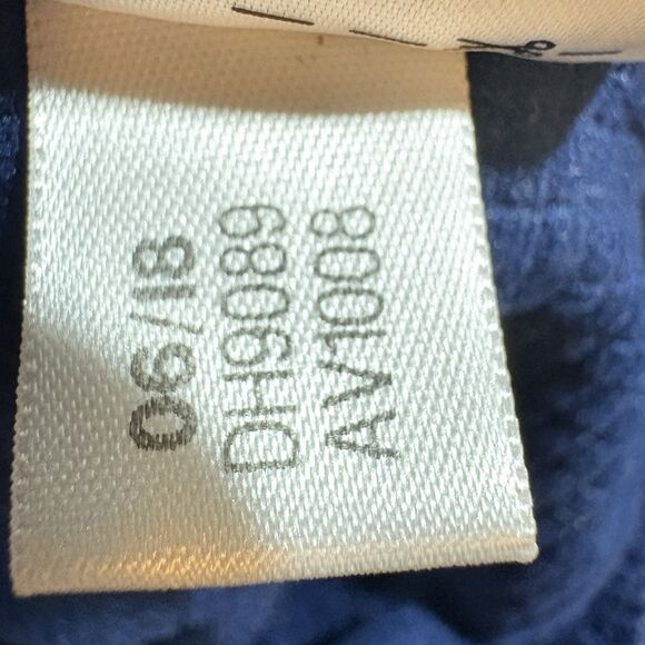 Adidas Jacket XL Full Zip Navy Track Athletic 3 Stripe Logo Streetwear Sporty - Picture 7 of 10